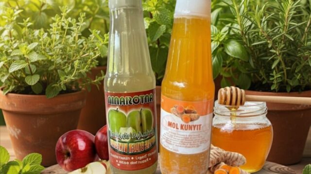 Natural Herbal Remedy for GERD Relief: MOL Turmeric, Apple Cider Vinegar, and Honey