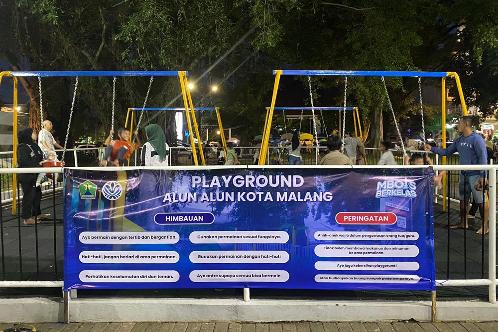 Merdeka Square in Malang to Become More Child-Friendly and Smoke-Free