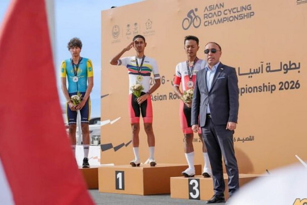 UIBU Student Wins Gold at Asian Road Cycling Championship 2026 in Saudi Arabia