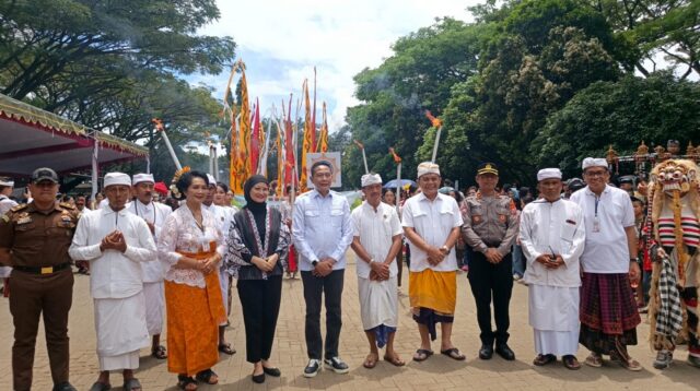 Ogoh-Ogoh Parade at Rampal Field Celebrates Nyepi Saka 1948 in Malang as Symbol of Tolerance Amid Ramadan