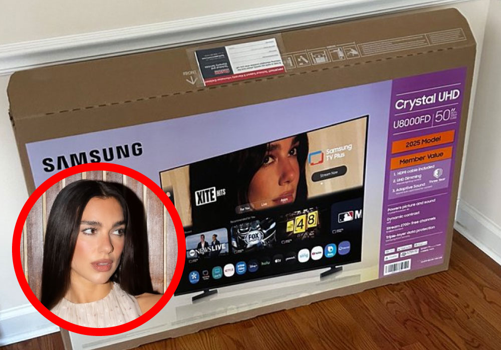 Samsung Denies Dua Lipa $15 Million Lawsuit Over Unauthorized Photo on TV Boxes