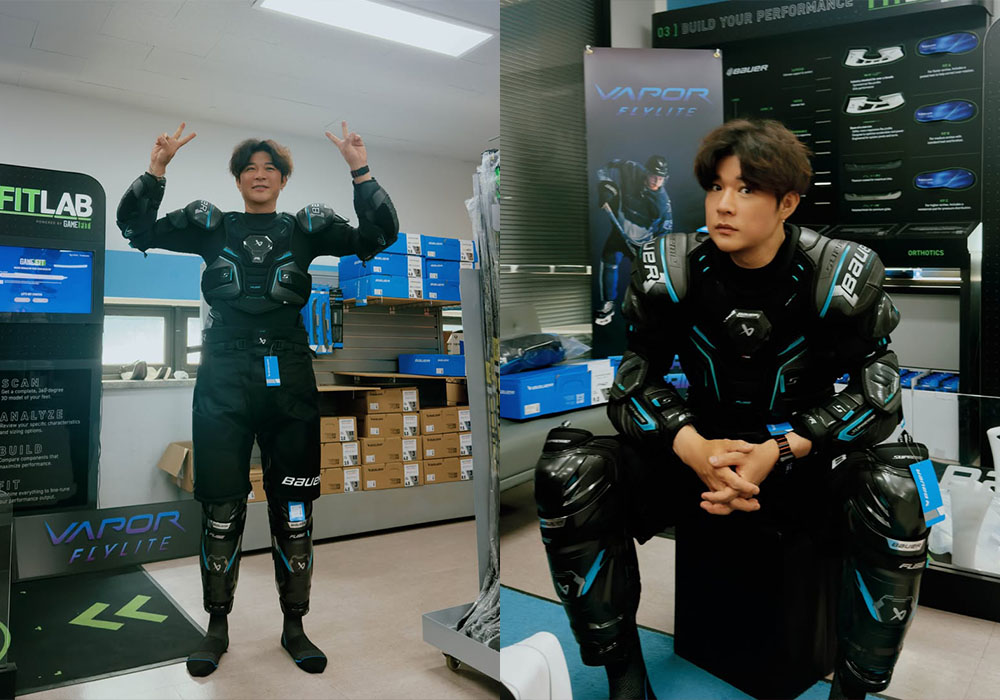 Shindong Super Junior Shows Off Slimmer Face and Body in Ice Hockey Gear