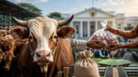 81. MUI president's sacrifice MUI Defends Prabowo’s Rp100 Billion State Funded Sacrificial Cow Program