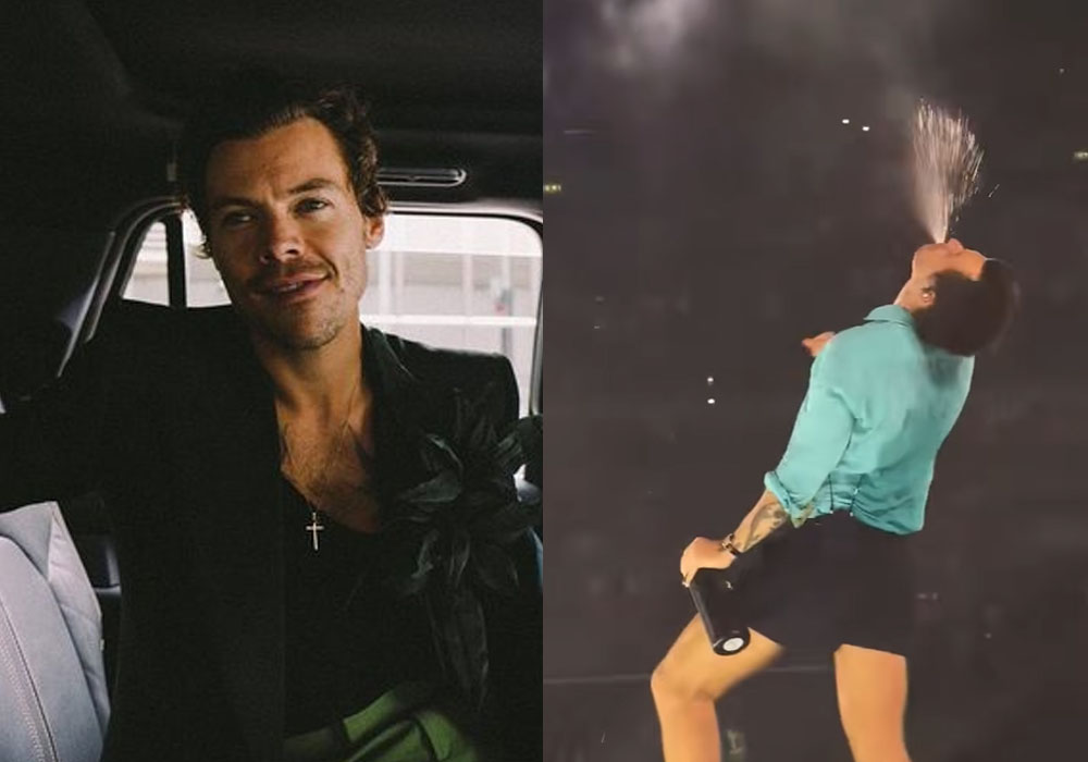 Harry Styles Chokes and Collapses on Stage, Video Went Viral as Fans React