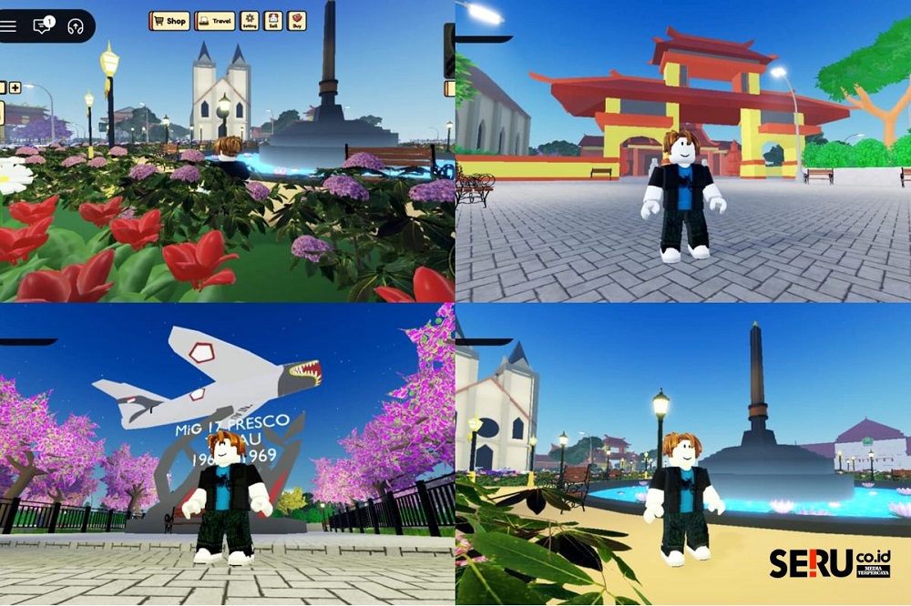 Let’s Play Studio Builds Virtual Malang Raya in Roblox