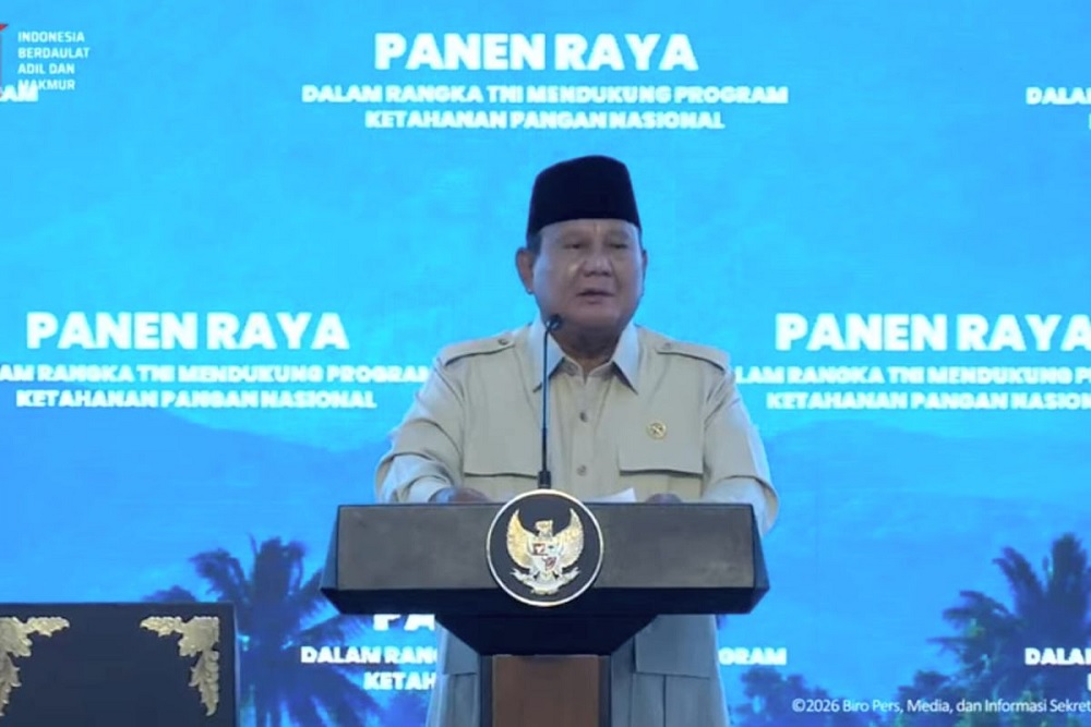 Prabowo Urges TNI Polri to Support Indonesia Food and Energy Self-Sufficiency