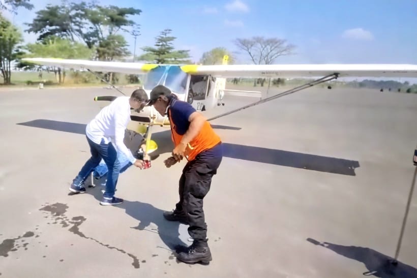 Bromo Flying Club Graduates New Sport Pilot in Malang