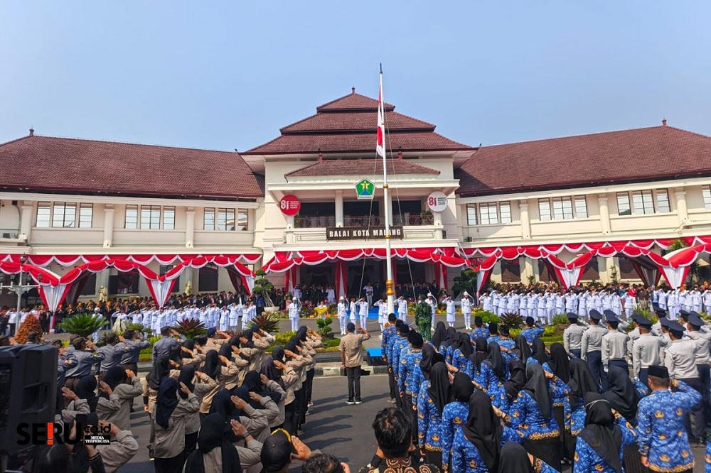 Malang Marks Independence Day with Simple Ceremonies Amid NTT Mourning