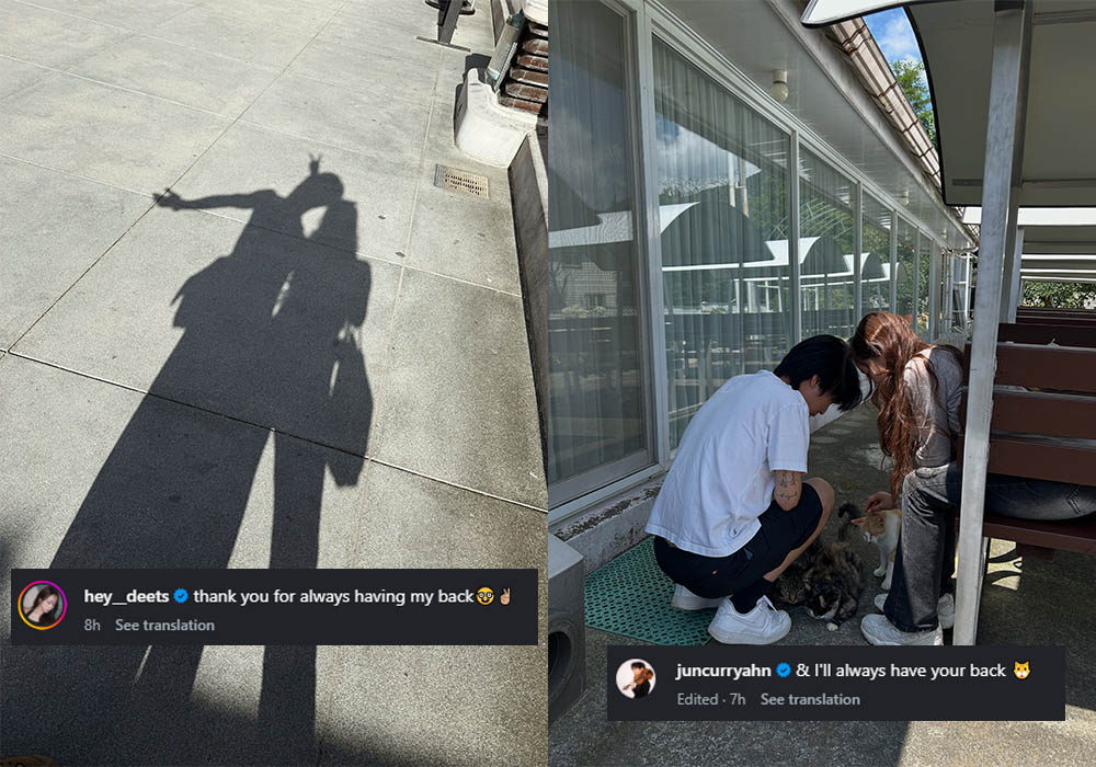 Dita Karang and Jun Curry Ahn Confirm Relationship with Matching Instagram Posts