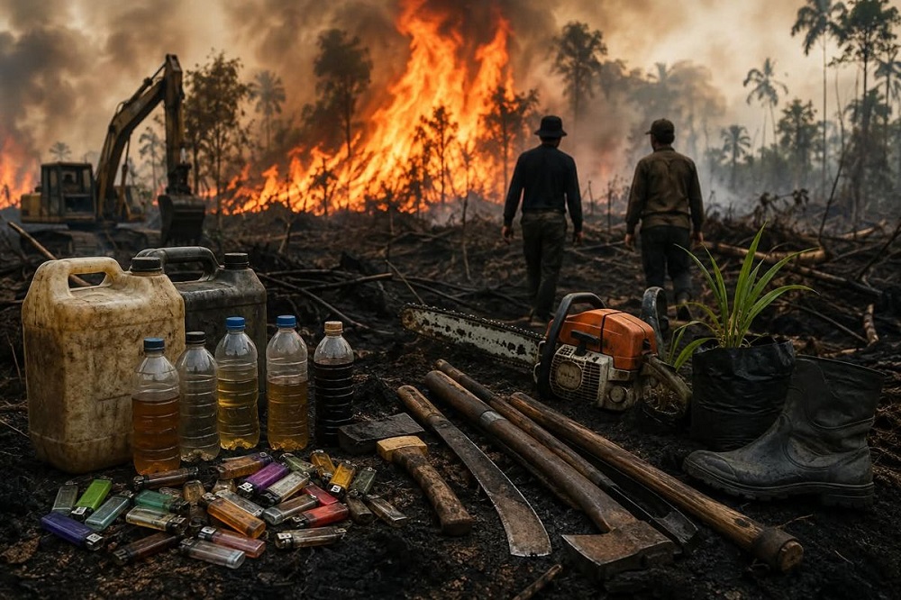 Police Name 72 Suspects in Sumatra and Kalimantan Land Fire Cases
