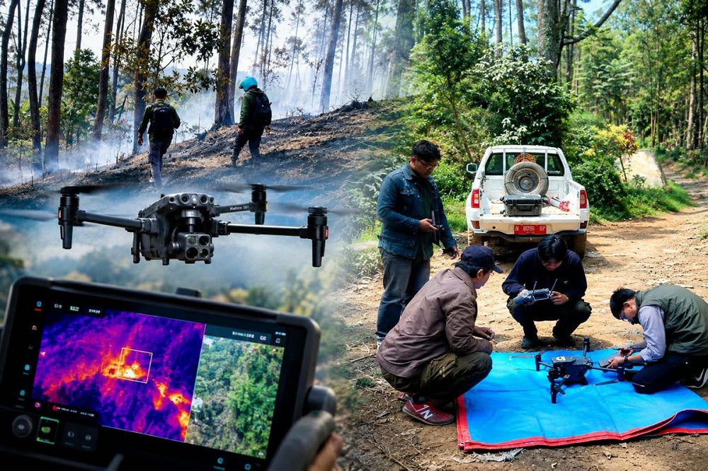 UB Forest Deploys Thermal Drones for Early Forest Fire Detection